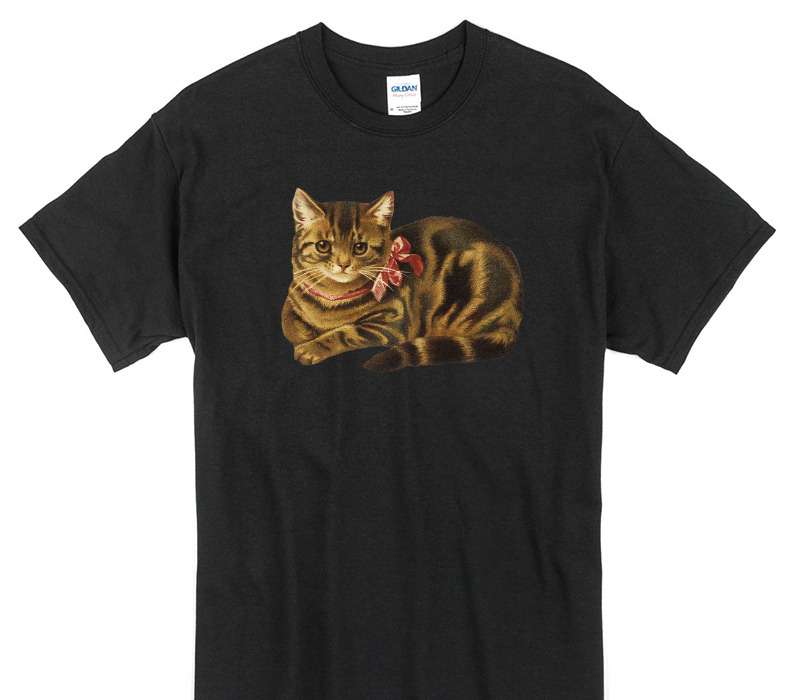 Custom Gildan 100% Cotton Black T-Shirt