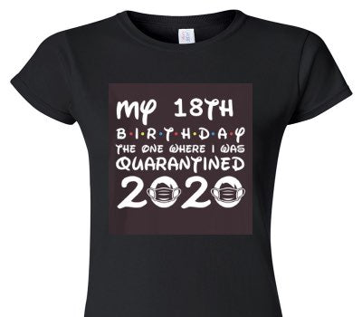 Custom Womens Soft Style 100% Cotton Black T-Shirt