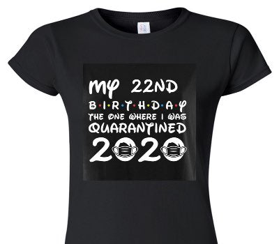 Custom Womens Soft Style 100% Cotton Black T-Shirt