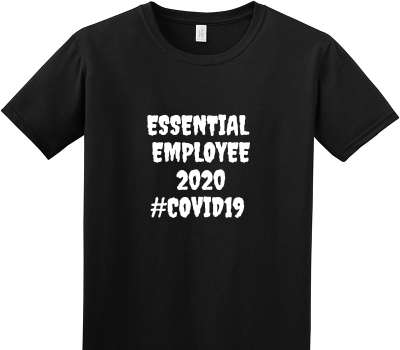 Custom Adult Soft Style 100% Cotton Black T-Shirt