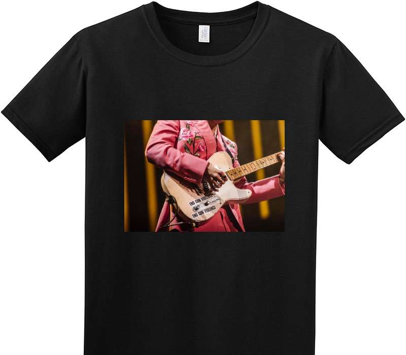 Custom Adult Soft Style 100% Cotton Black T-Shirt