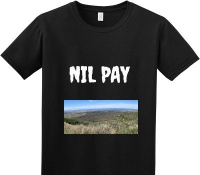 Custom Adult Soft Style 100% Cotton Black T-Shirt