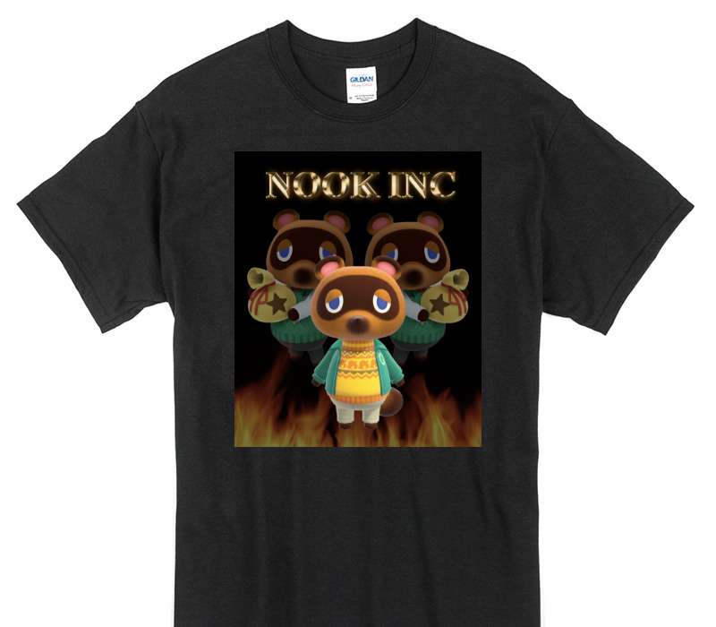 Custom Gildan 100% Cotton Black T-Shirt