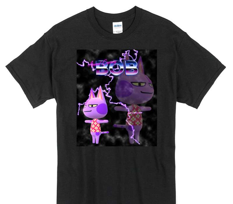 Custom Gildan 100% Cotton Black T-Shirt