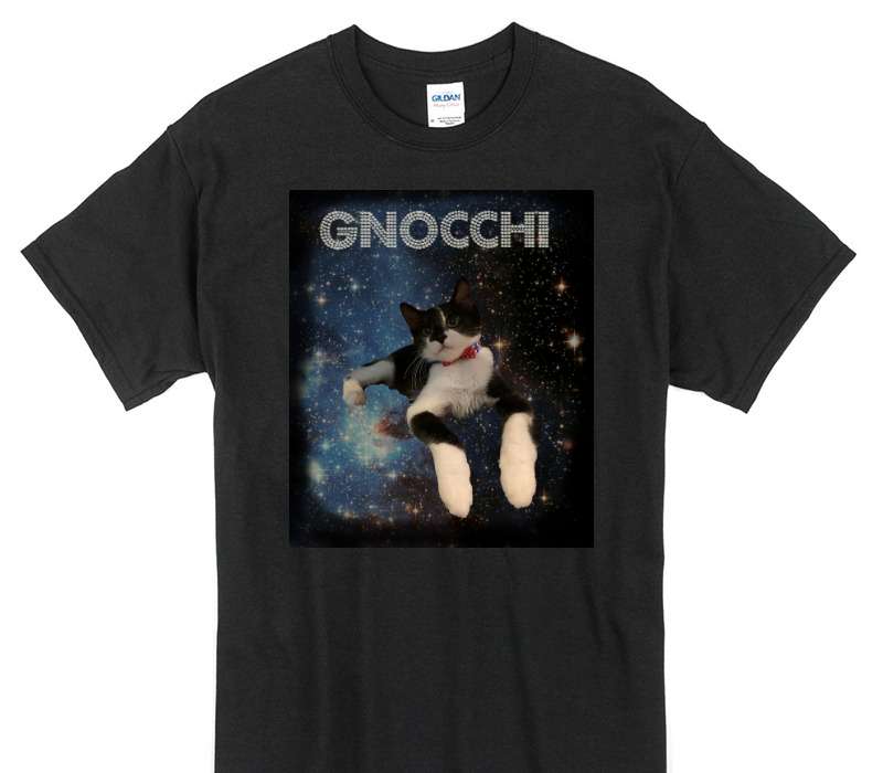 Custom Gildan 100% Cotton Black T-Shirt