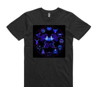 Custom AS Colour 100% Cotton Black T-Shirt
