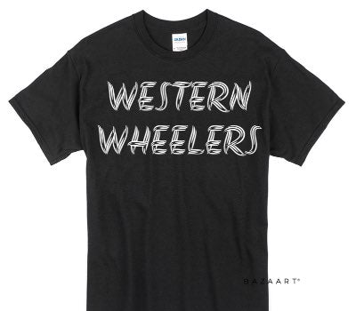 Custom Gildan 100% Cotton Black T-Shirt