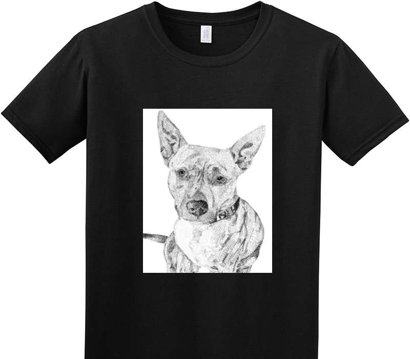 Custom Adult Soft Style 100% Cotton Black T-Shirt
