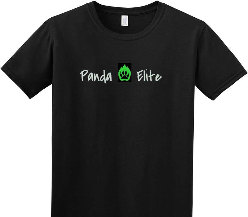 Custom Adult Soft Style 100% Cotton Black T-Shirt