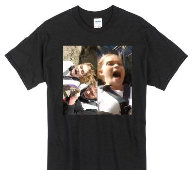 Custom Gildan 100% Cotton Black T-Shirt