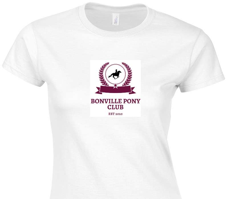 Custom Womens Soft Style 100% Cotton White T-Shirt