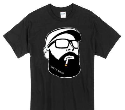 Custom Gildan 100% Cotton Black T-Shirt
