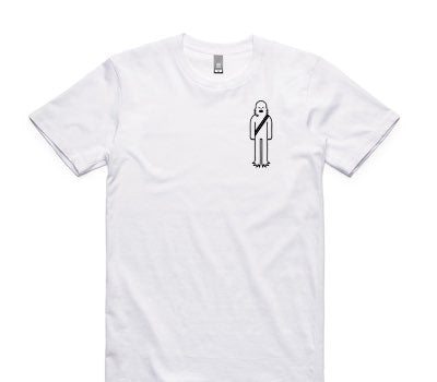 Custom AS Colour 100% Cotton White T-Shirt