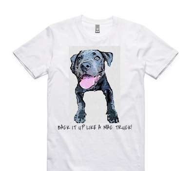 Custom AS Colour 100% Cotton White T-Shirt