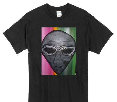 Custom Gildan 100% Cotton Black T-Shirt