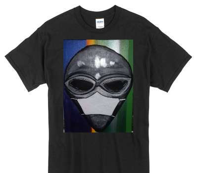 Custom Gildan 100% Cotton Black T-Shirt