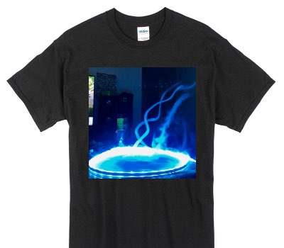 Custom Gildan 100% Cotton Black T-Shirt