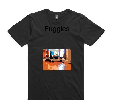 Custom AS Colour 100% Cotton Black T-Shirt