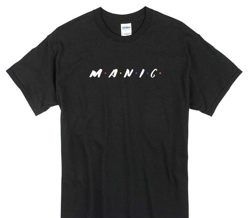 Custom Gildan 100% Cotton Black T-Shirt