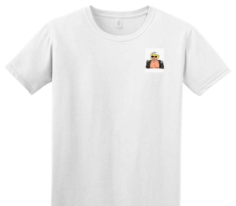 Custom Adult Soft Style 100% Cotton White T-Shirt