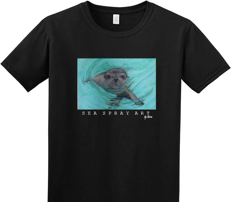 Custom Adult Soft Style 100% Cotton Black T-Shirt