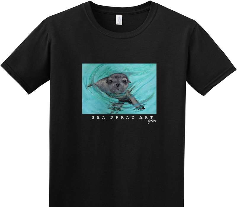 Custom Adult Soft Style 100% Cotton Black T-Shirt