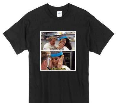Custom Gildan 100% Cotton Black T-Shirt