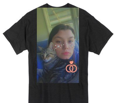 Custom Gildan 100% Cotton Black T-Shirt