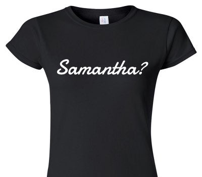 Custom Womens Soft Style 100% Cotton Black T-Shirt