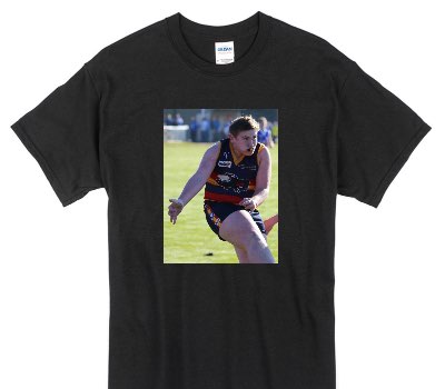 Custom Gildan 100% Cotton Black T-Shirt