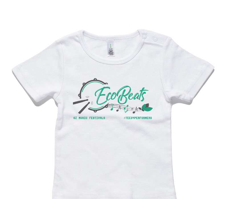 Custom AS Colour White Baby T-Shirt