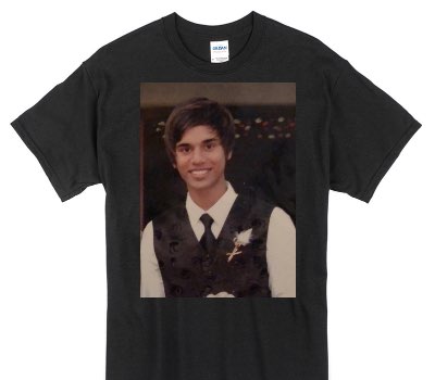 Custom Gildan 100% Cotton Black T-Shirt