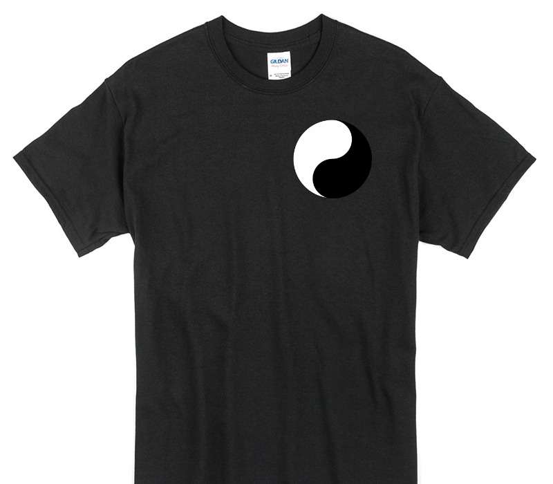 Custom Gildan 100% Cotton Black T-Shirt