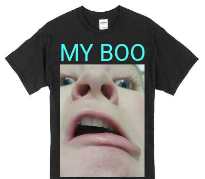 Custom Gildan 100% Cotton Black T-Shirt