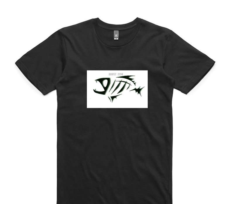 Custom AS Colour 100% Cotton Black T-Shirt