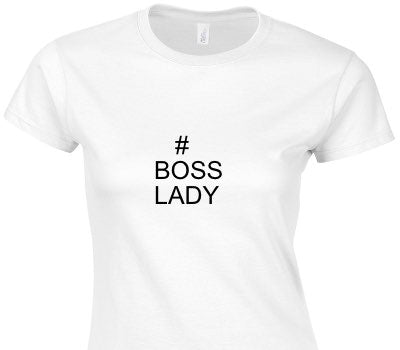 Custom Womens Soft Style 100% Cotton White T-Shirt