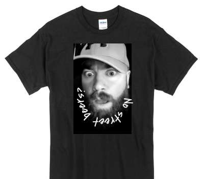 Custom Gildan 100% Cotton Black T-Shirt