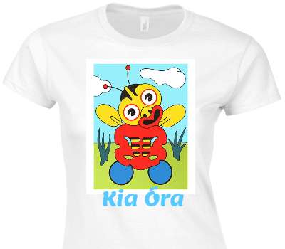 Custom Womens Soft Style 100% Cotton White T-Shirt
