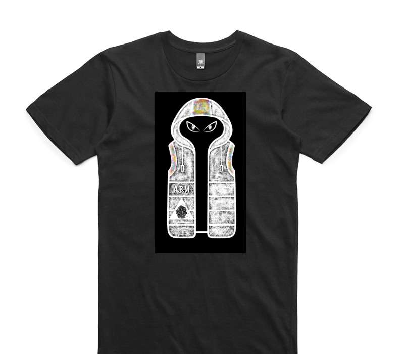 Custom AS Colour 100% Cotton Black T-Shirt