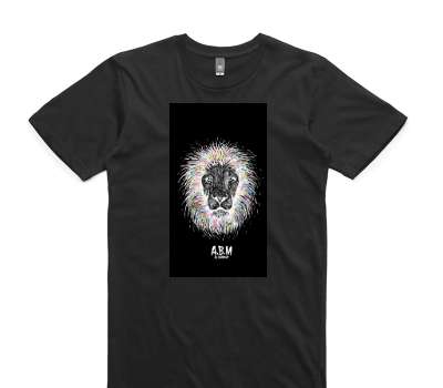 Custom AS Colour 100% Cotton Black T-Shirt