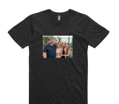 Custom AS Colour 100% Cotton Black T-Shirt