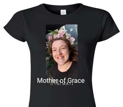 Custom Womens Soft Style 100% Cotton Black T-Shirt