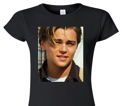 Custom Womens Soft Style 100% Cotton Black T-Shirt