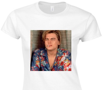 Custom Womens Soft Style 100% Cotton White T-Shirt