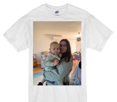 Custom Gildan 100% Cotton White T-Shirt