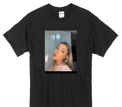 Custom Gildan 100% Cotton Black T-Shirt