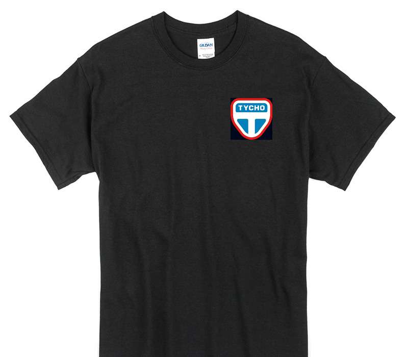 Custom Gildan 100% Cotton Black T-Shirt