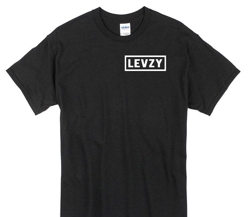 Custom Gildan 100% Cotton Black T-Shirt