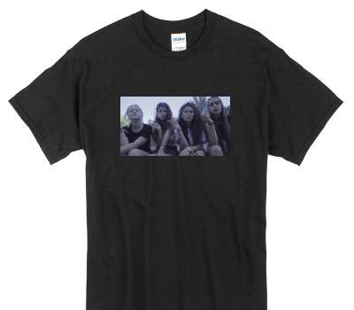 Custom Gildan 100% Cotton Black T-Shirt