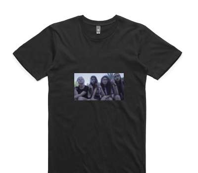 Custom AS Colour 100% Cotton Black T-Shirt